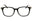 001 - shiny black/clear/blue-light block lens