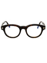 052 - dark havana/clear/blue-light block lens