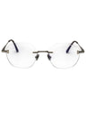 008 - shiny gunmetal/clear/blue-light block lens