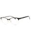 0I46 00 - MT BK GD/clear demo lens