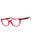 0DXL 00 - RED GLITTER/clear demo lens
