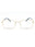 0AOZ 00 - MT GOLD/Clear demo lens