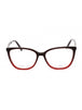 0C8C 00 - Burgundy Red / Clear Lens