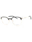 0I46 00 - MT BK GD/clear demo lens