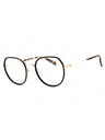 0RHL 00 - GOLD BLACK/Clear demo lens
