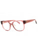 035J 00 - PINK/clear demo lens