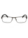 0R80 00 - Semi Matte Dark Ruthenium / Clear Lens