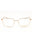 3358 - Light Rose Gold/clear demo lens