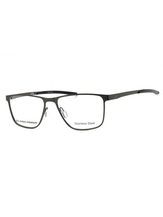 Under Armour UA 5052/G eyeglasses featuring a sleek, lightweight black rectangular frame with comfortable temple tips.