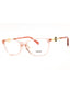 5322 - Transparent pink/clear demo lens