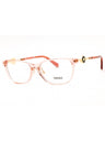 5322 - Transparent pink/clear demo lens