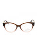 5332 - Brown Transparent Gradient Beige /Clear demo lens
