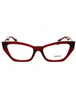 5512 - TRANSPARENT BORDEAUX/clear demo lens