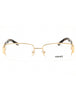 1002 - Gold / clear demo lens