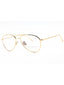 714 - GOLD/Clear demo lens