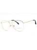 714 - GOLD/Clear demo lens