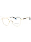714 - GOLD/Clear demo lens