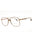 730 - AMBER GOLD/Clear demo lens