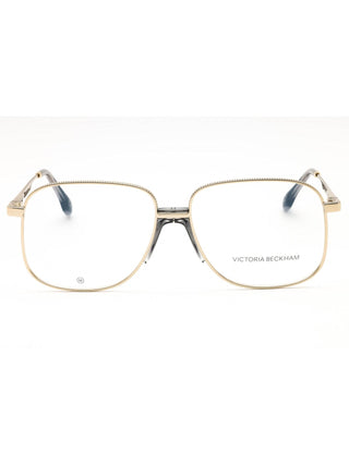 Victoria Beckham VB2134 gold-tone metal aviator eyeglasses with a classic thin-rimmed frame design.