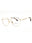 714 - GOLD/Clear demo lens