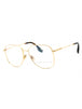 714 - GOLD/Clear demo lens