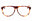606 - BURGUNDY TORTOISE/Clear demo lens