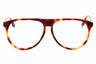 606 - BURGUNDY TORTOISE/Clear demo lens