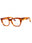 223 - STRIPED BLONDE HAVANA/Clear demo lens