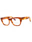 223 - STRIPED BLONDE HAVANA/Clear demo lens