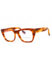 223 - STRIPED BLONDE HAVANA/Clear demo lens