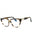 321 - STRIPED KHAKI HAVANA/Clear demo lens
