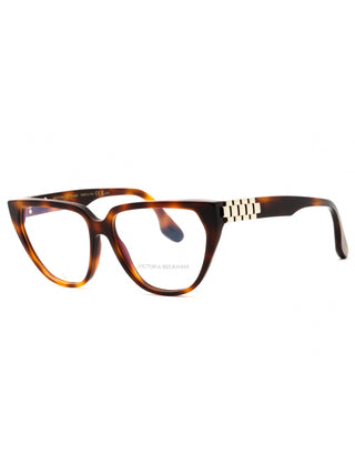 Victoria Beckham VB2661 tortoise eyeglasses with clear demo lenses, 54mm.