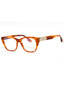 223 - STRIPED BLONDE HAVANA/Clear demo lens