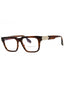 227 - BROWN HORN/Clear demo lens