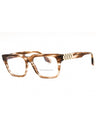 230 - STRIPED BROWN/Clear demo lens