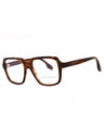 227 - BROWN HORN/Clear demo lens