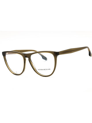 Victoria Beckham VB2672 oval eyeglasses in a sleek, lightweight frame with signature gold-tone temple detailing.