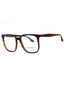 227 - BROWN HORN/Clear demo lens