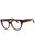618 - STRIPED RED/clear demo lens