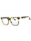 012 - BLACK YELLOW HAVANA/Clear demo lens