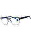 401 - MATTE BLUE/Clear Demo lens