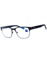 401 - MATTE BLUE/Clear Demo lens