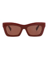 60273 - Burgundy Burgundy Brown