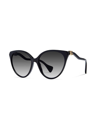 Gucci Cat Eye-Frame Acetate / Acetate Sunglasses GG1011S-001 Women's-AmbrogioShoes