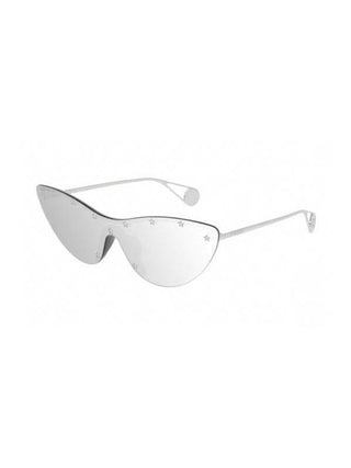 Gucci GG0666S Sunglasses Silver / Mirrored Silver (S)-AmbrogioShoes