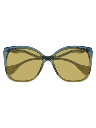 Gucci Rectangle-Frame Acetate / Acetate Sunglasses GG1010S-003 Women's-AmbrogioShoes