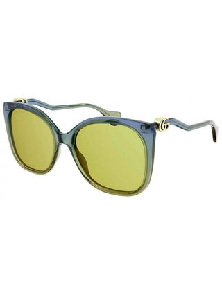 Gucci Rectangle-Frame Acetate / Acetate Sunglasses GG1010S-003 Women's-AmbrogioShoes