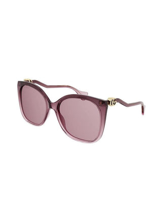 Gucci Rectangle-Frame Acetate / Acetate Sunglasses GG1010S-004 Women's-AmbrogioShoes