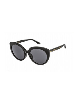 Jimmy Choo ETTY/F/S Sunglasses Black / Grey Blue Women's (S)-AmbrogioShoes