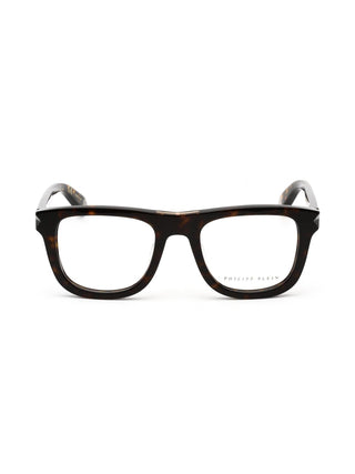 Philipp Plein VPP023V Eyeglasses SHINY DARK HAVANA / Clear demo lens-AmbrogioShoes